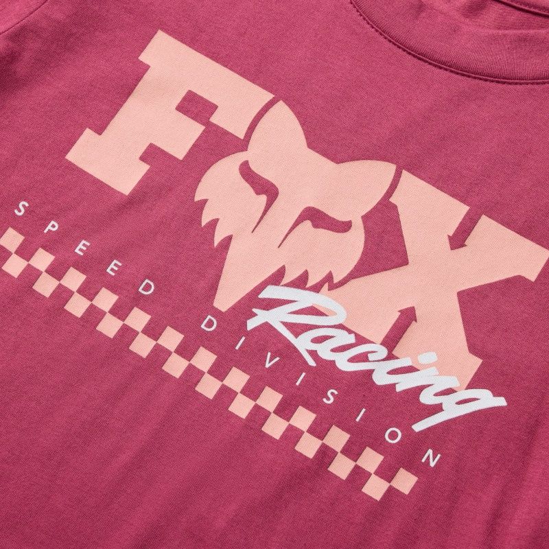 Fox W Checker SS Baby Tee