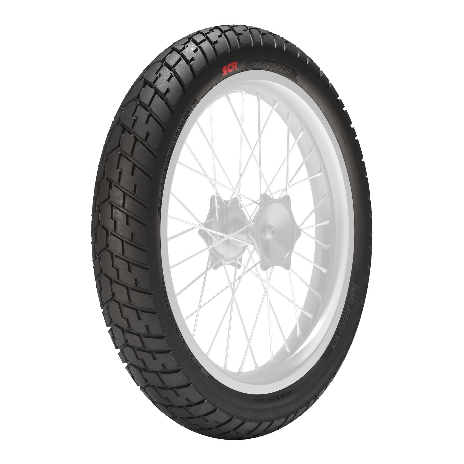 Eurogrip Trailhound SCR 140/70-17 Rear Tubeless Radial Tyre (66H Rating)