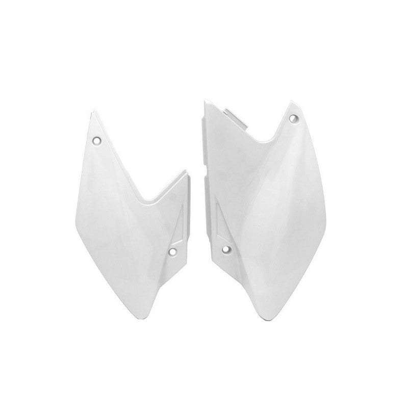 SIDE PANELS RTECH WHITE KAWASAKI KLX450R 07-16