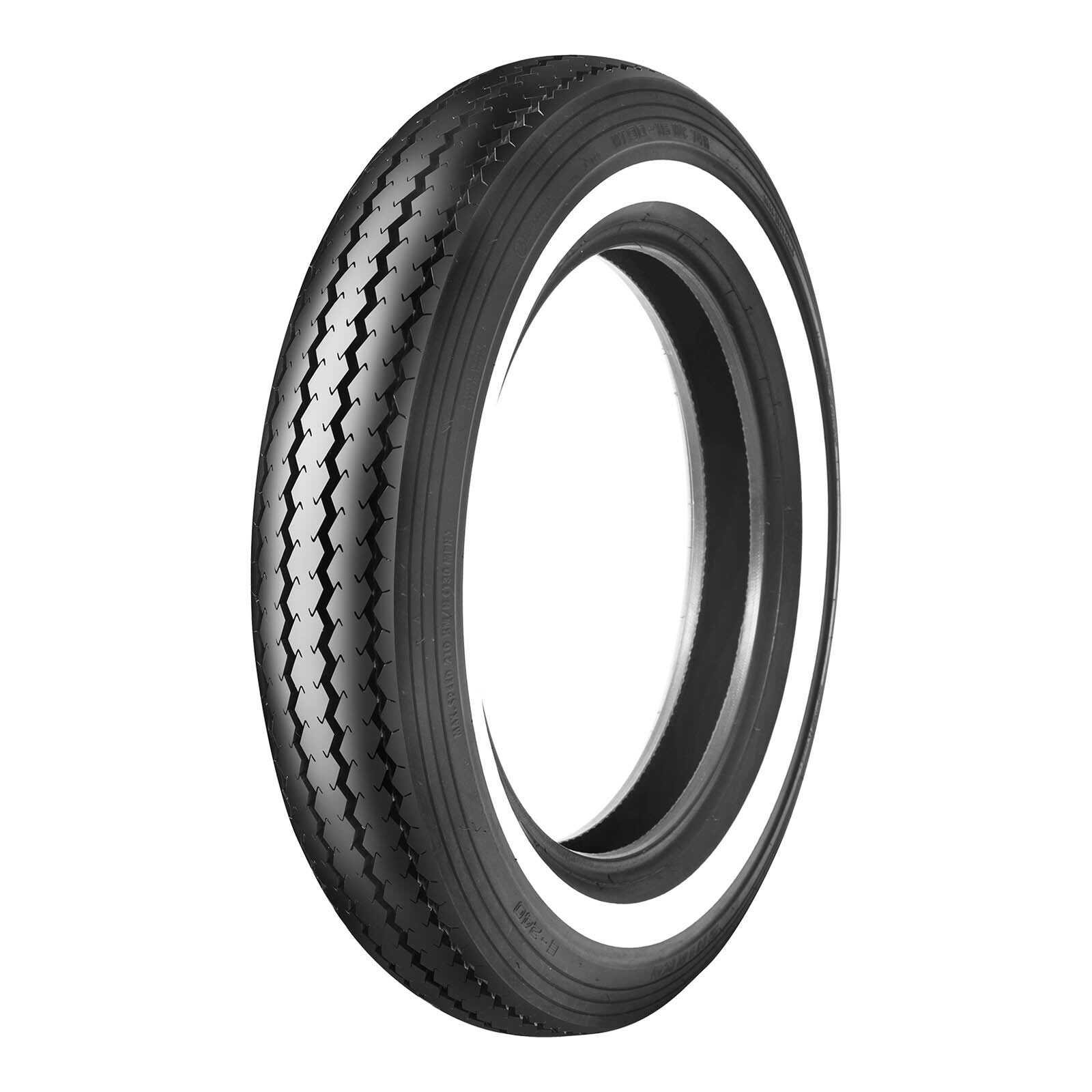 Shinko E240 100/90-19 Classic Front Tubeless Classic Tyre (White Wall)