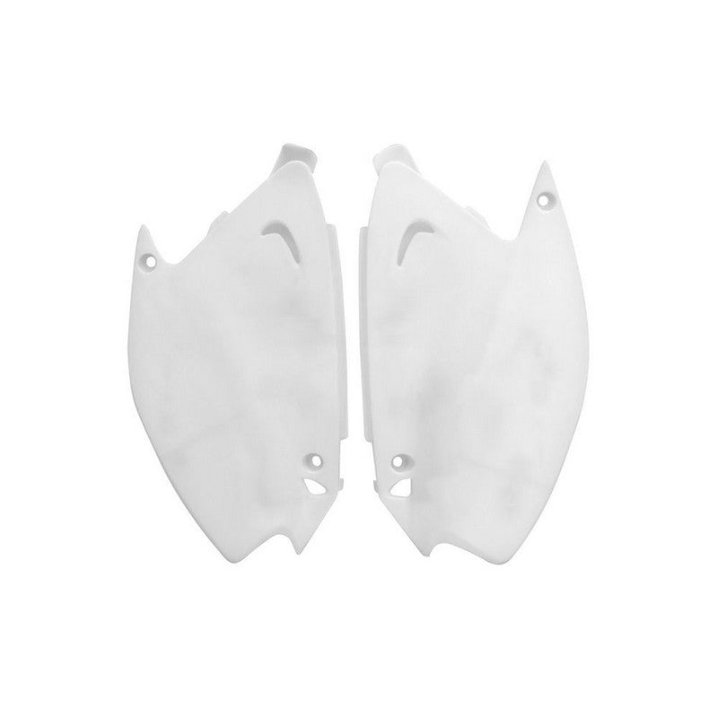 SIDE PANELS RTECH WHITE KAWASAKI KX125 03-10 KX250 03-10