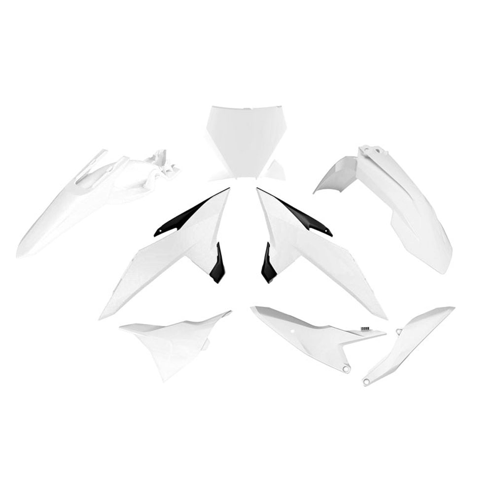 PLASTICS KIT RTECH 6 PIECE WHITE KTM 85SX 2025
