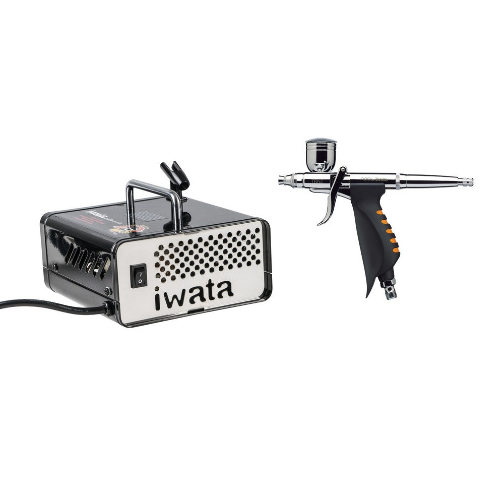 IWATA AIRBRUSH KIT INTERMEDIATE HP.TRN2 + IS35 COMPRESSOR