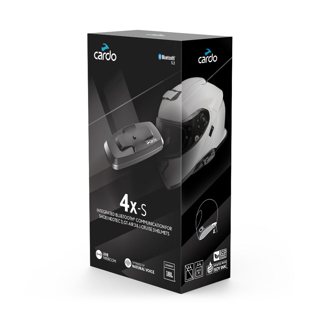 CARDO Bluetooth Intercom for Shoei: 4X-S
