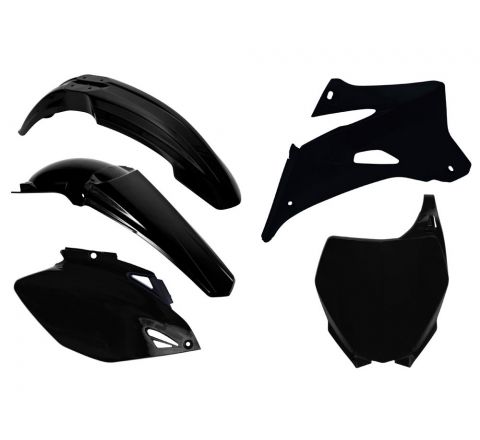 PLASTICS KIT RTECH 5 PIECE BLACK YAMAHA YZ250F 06-09 YZ450F 06-09