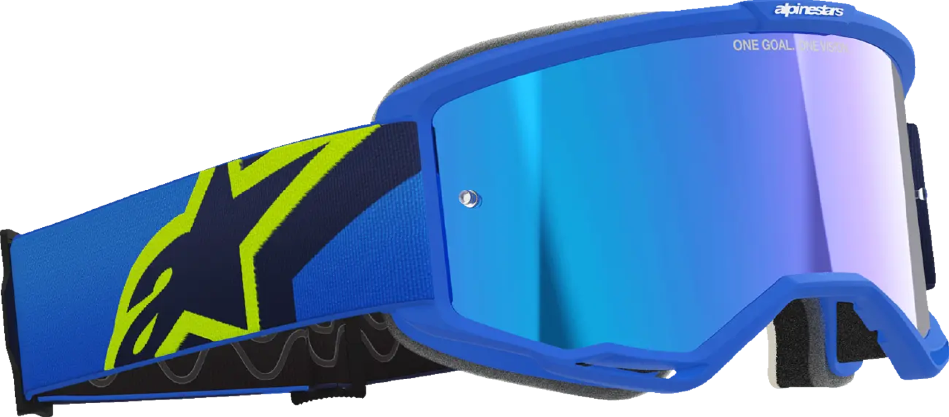 Vision 5 Corp Goggle Blue/Yellow Fluoro - Mirror B