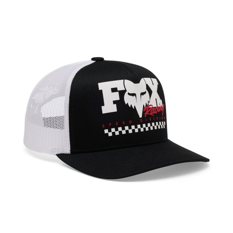 Fox Yth Checker Mesh Trucker Hat