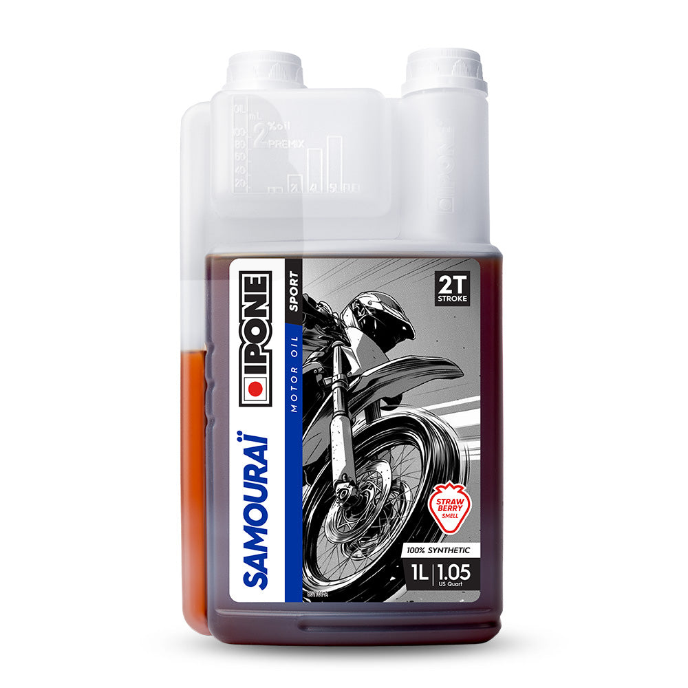 IPONE SAMOURAI 100% Synthetic 2T Oil 1L - Scented