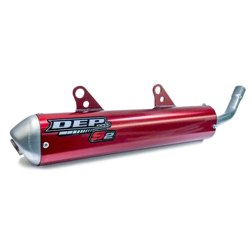SILENCER DEP SHORTY GAS GAS MC125 21 HUSQVARNA TC125 19-21 KTM 125SX 19-21 RED