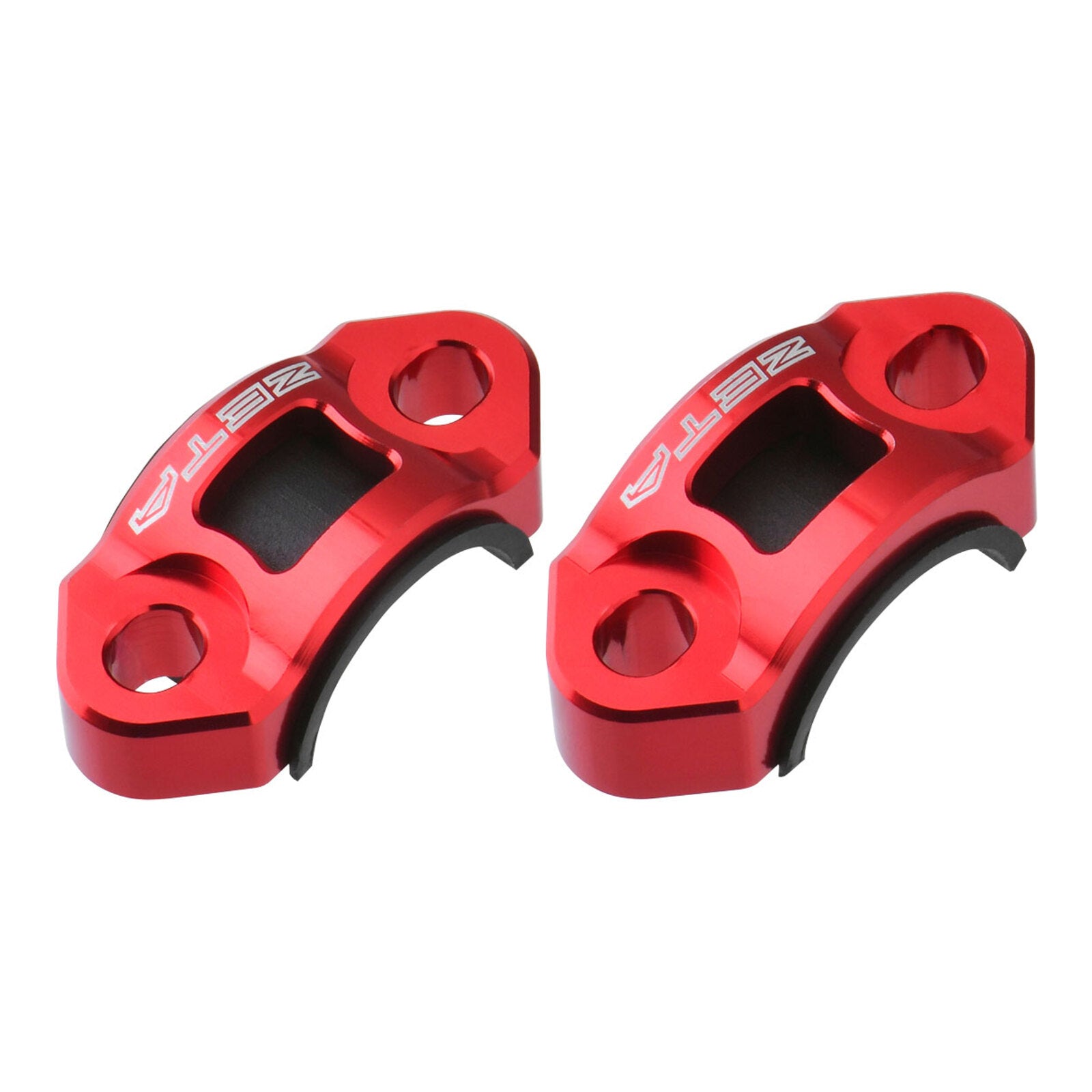 Zeta Rotating Bar Clamp Brake & Clutch Set Red