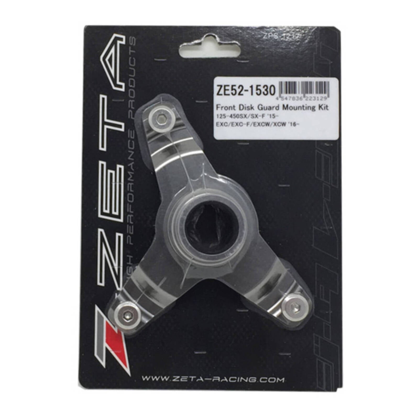 Zeta Front Disc Guard Mounting Kit KTM 125-450SX/SX-F '15-