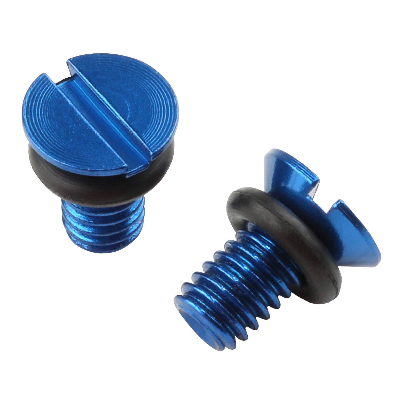 Zeta Front Fork Air Valve Cap Screw WP - H-Blue 2pcs