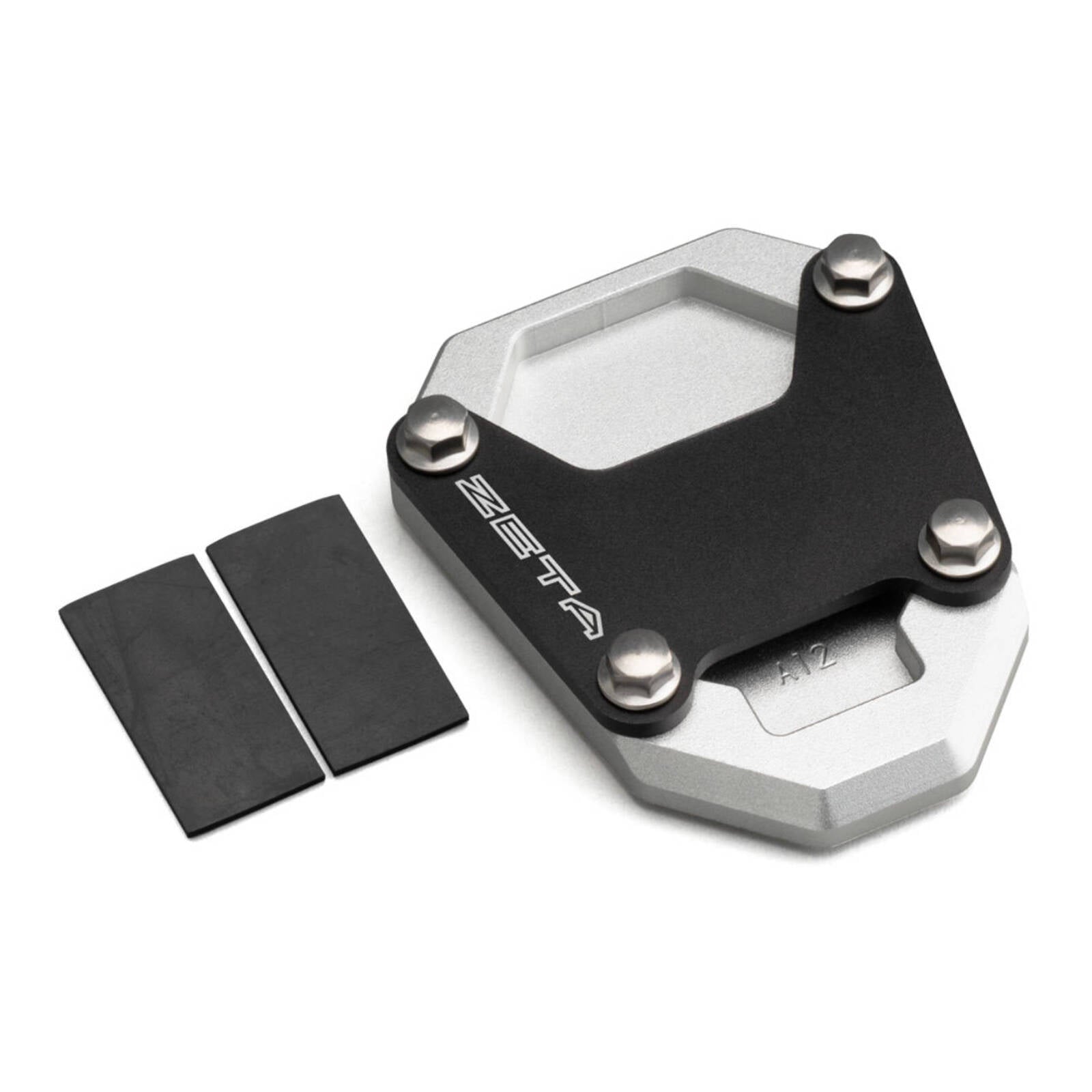 Zeta Side Stand Extender Black/Silver Honda CRF1100L '20-