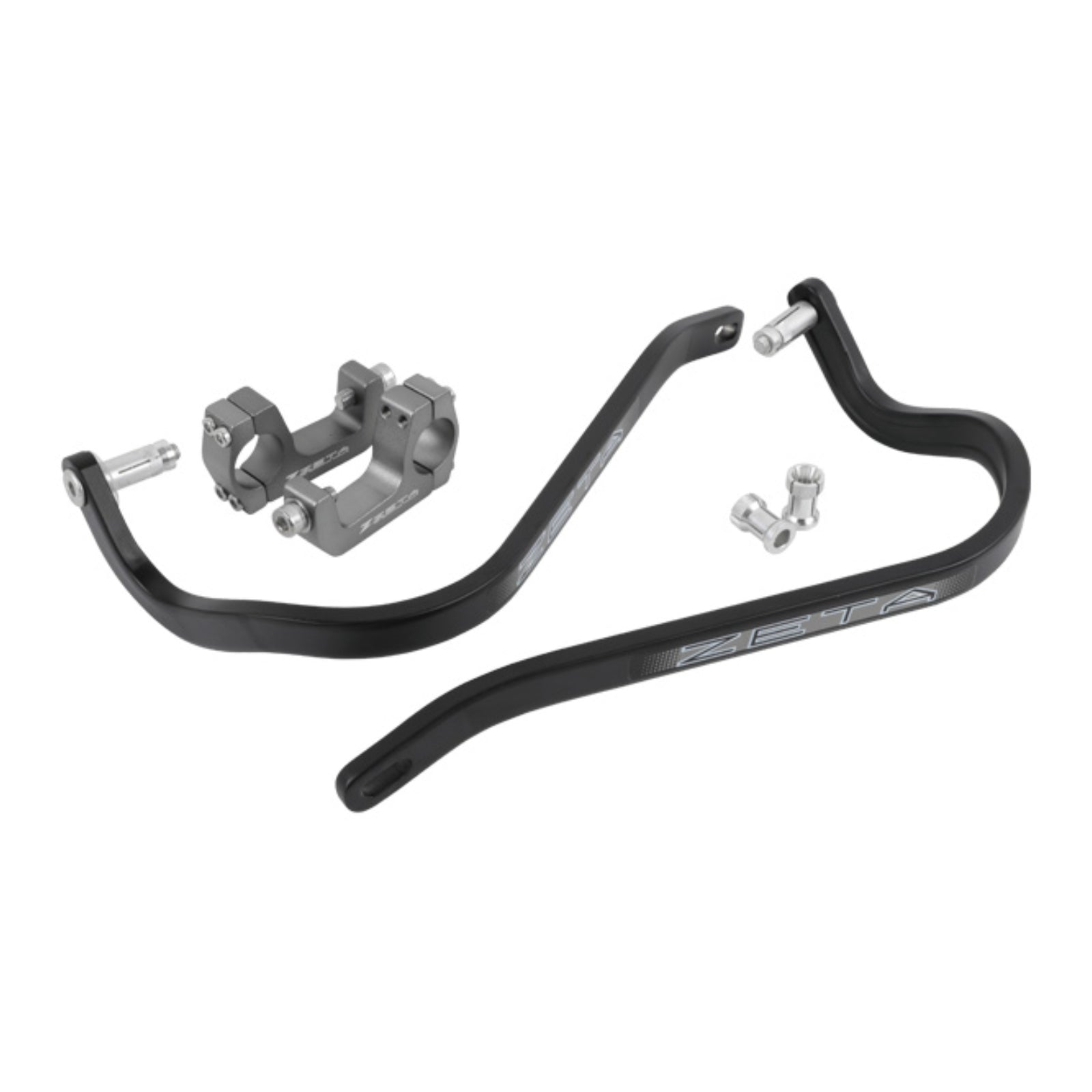 Zeta Armor Bended Hand Guard for 28.6mm Bar U-Clamp - Black