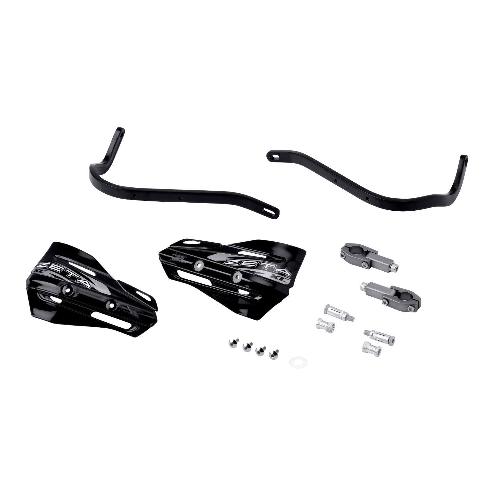 Zeta Armor Handguard XC Kit for 22.2mm Bar - Black / Black
