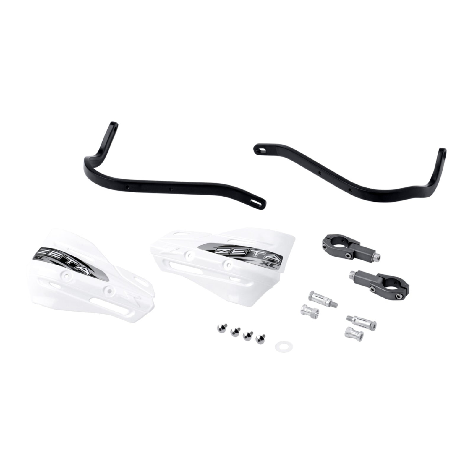 Zeta Armor Handguard XC Kit for 28.6mm Bar - Black / White