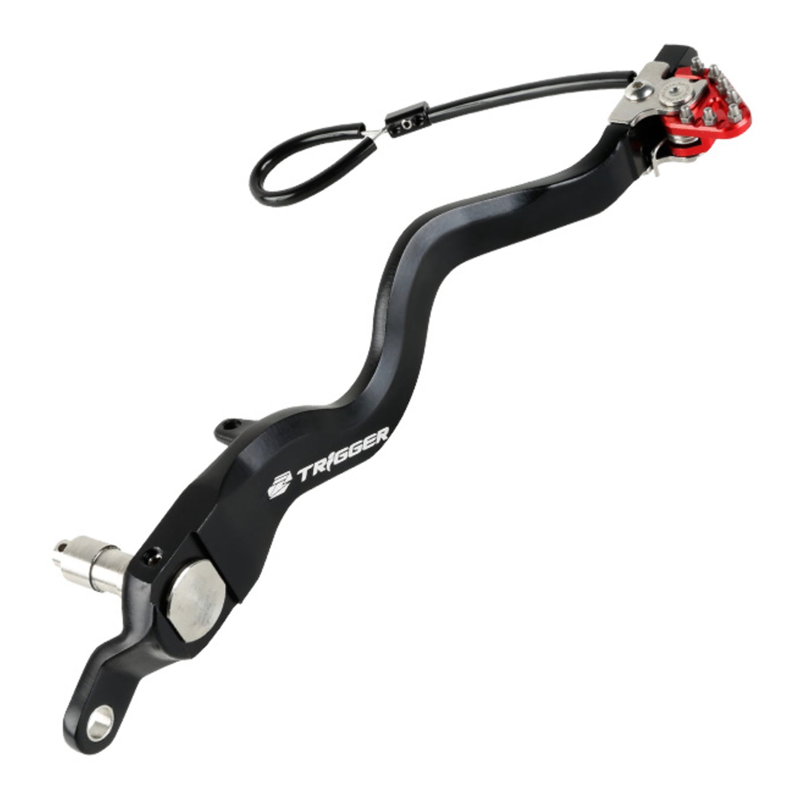 Zeta Tri Brake Pedal KLX250 - Red