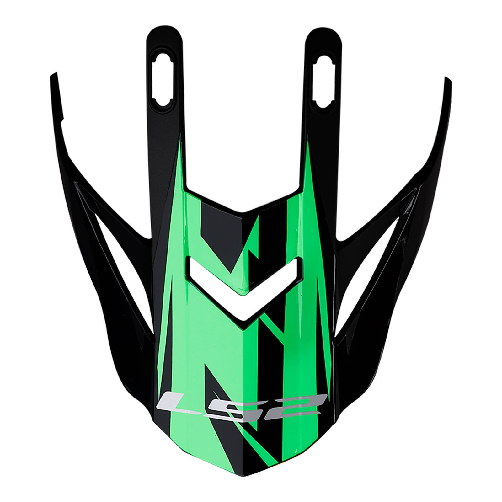 LS2 MX437 Fast Evo Peak Roar - Black / Green
