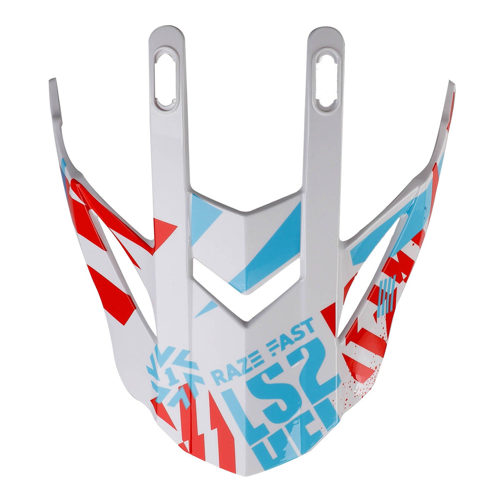 LS2 MX437 Fast Evo Peak - Funky Red / White