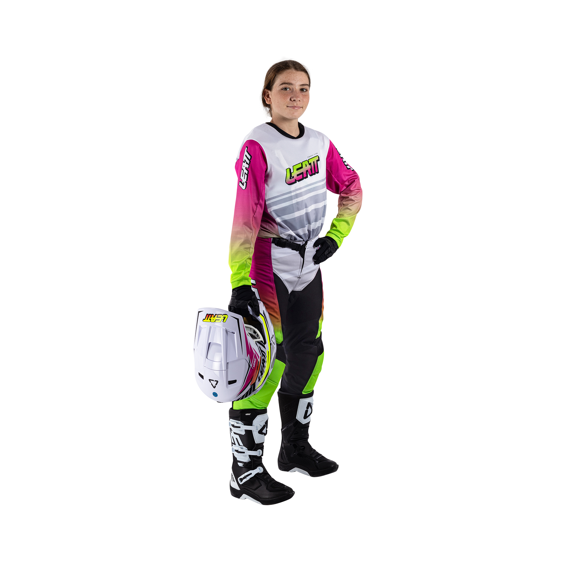 Leatt 2026 3.5 Junior Ride Kit - Retro Pink