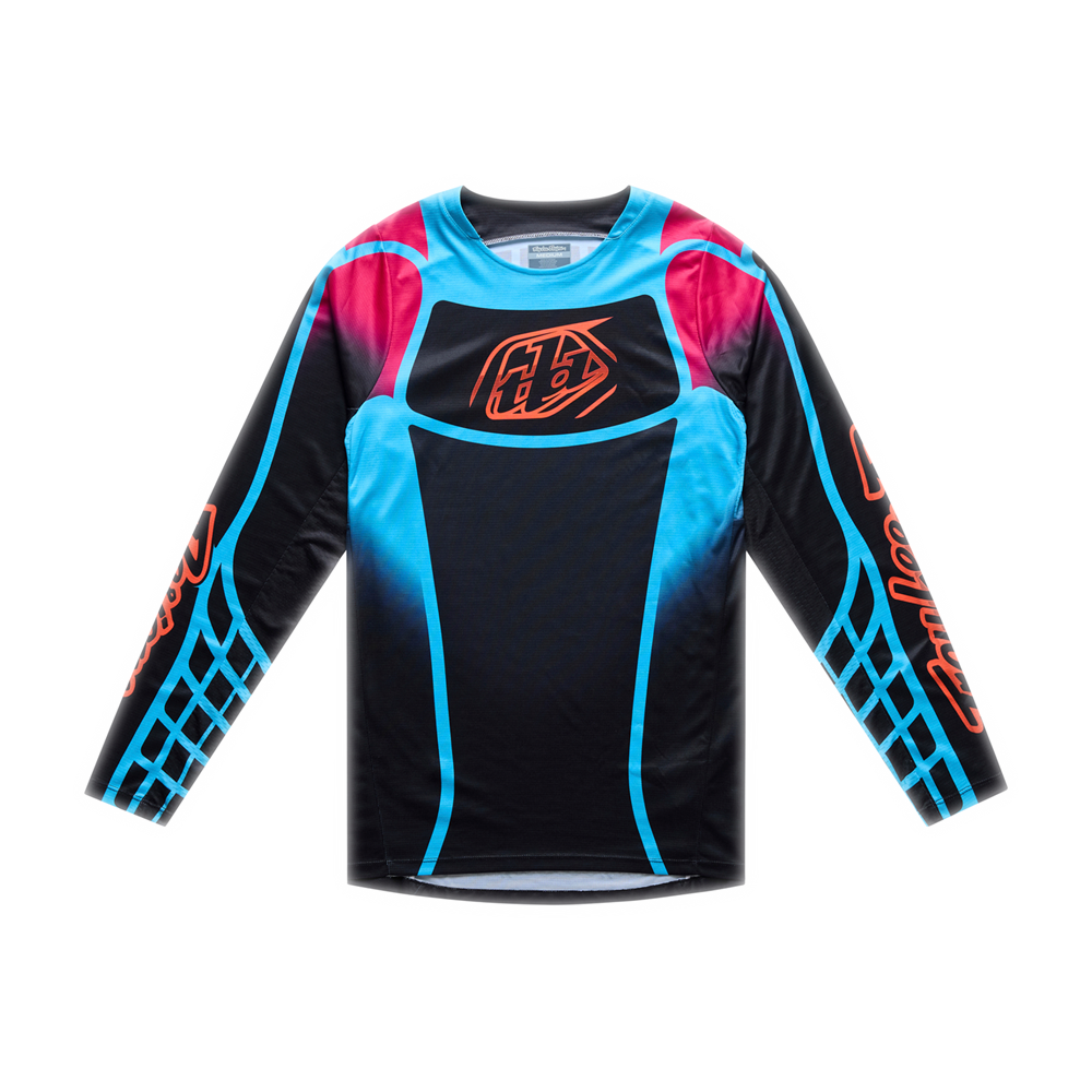 GP PRO JERSEY FRAMEWORK BLACK / CYAN