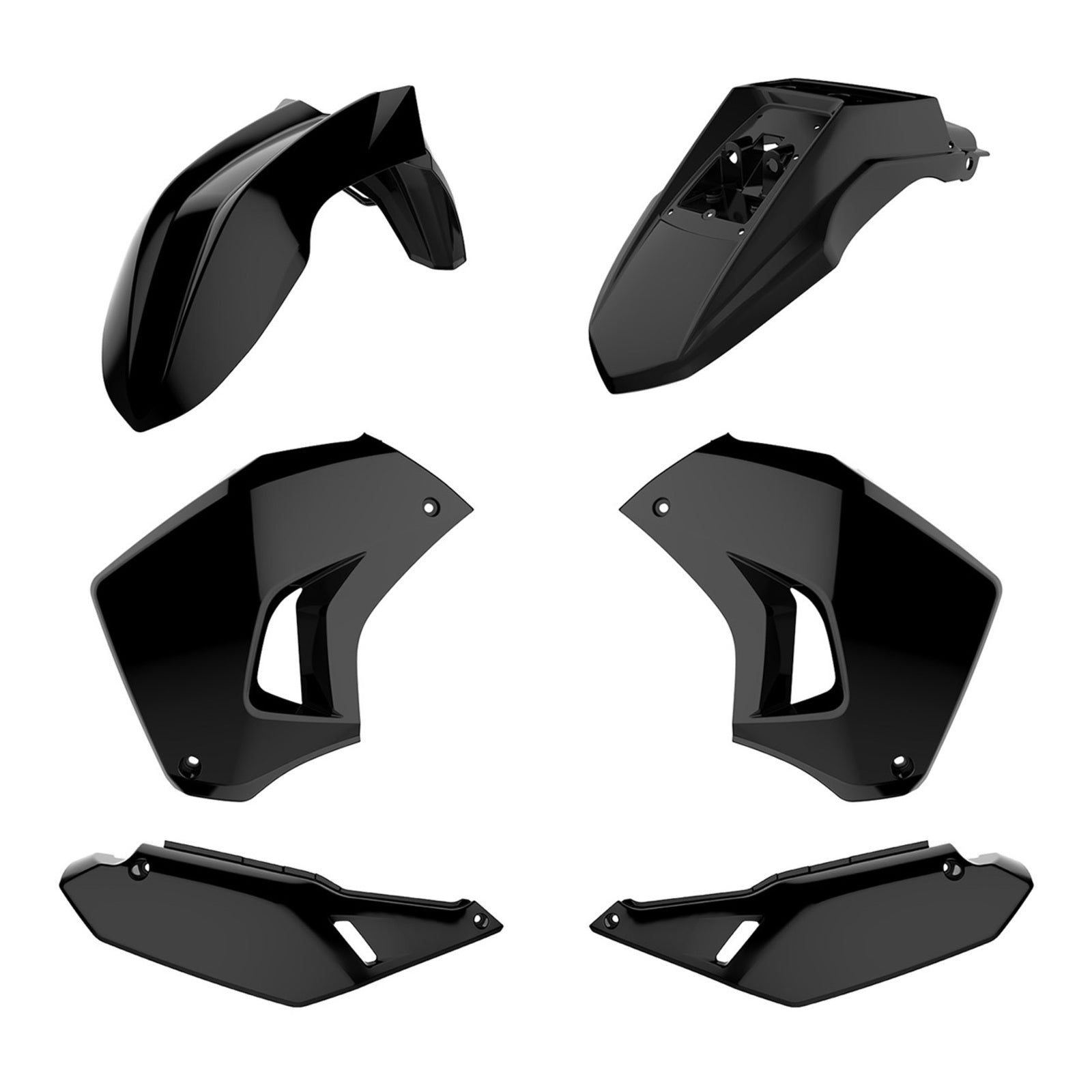 Polisport Kit Kawasaki KLR 650 '08-'18 Black