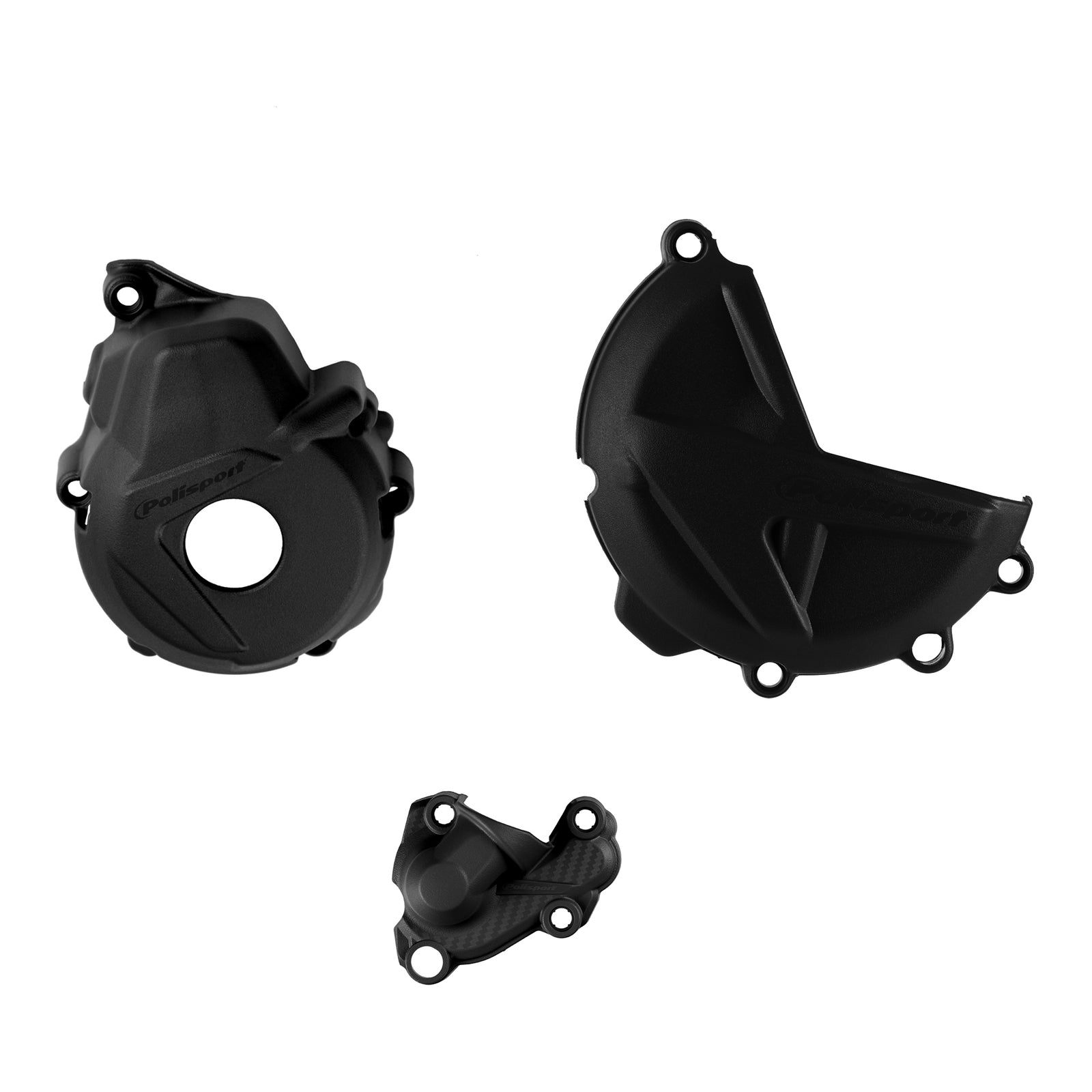Polisport Kit Clutch and Ignition Cover Gasgas 250/300 ('21>) - Black