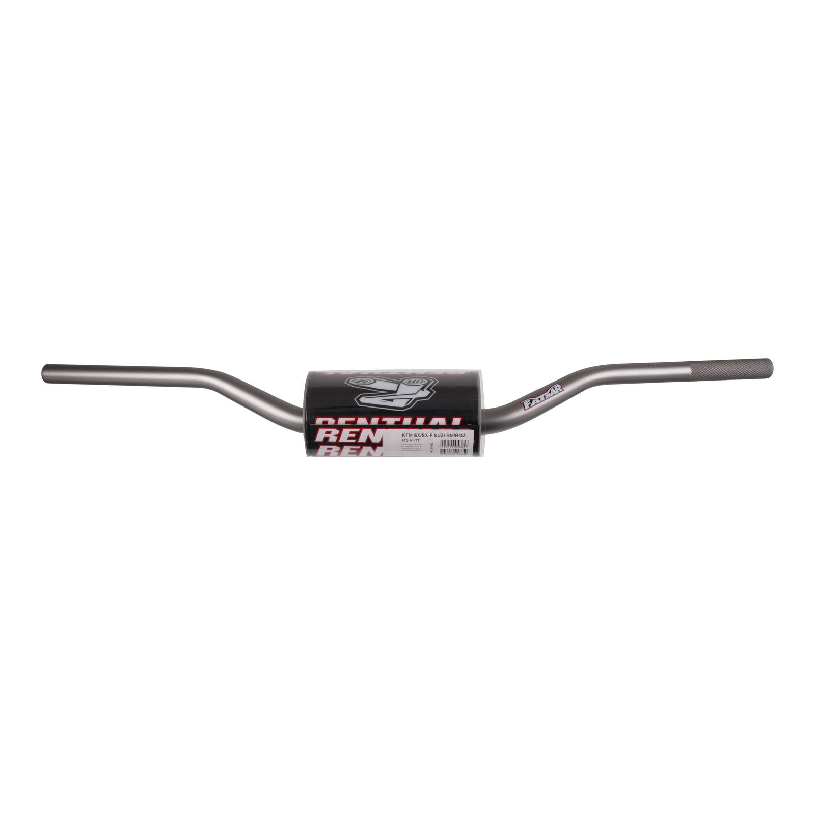 Renthal Fatbar Handlebar SX/F '09-'12 RMZ '06-'13 YZ/F '18-'21 - Titanium