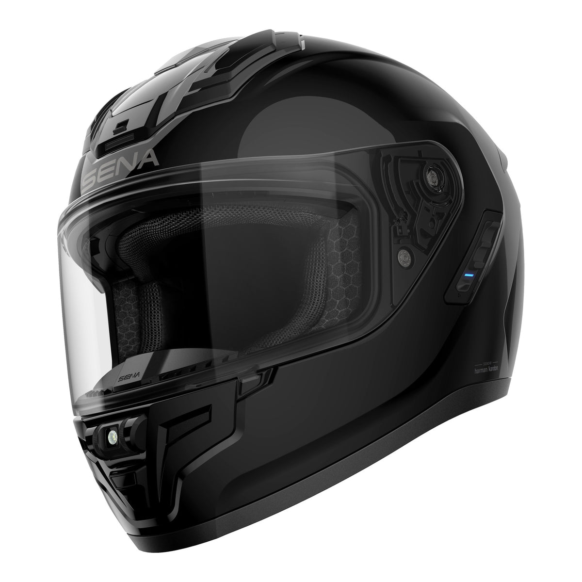 Sena Phantom ANC Smart Helmet with Mesh Comms - Gloss Black