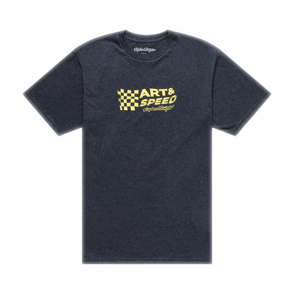 FINISH LINE SHORT SLEEVE TEE BLACK HEATHER
