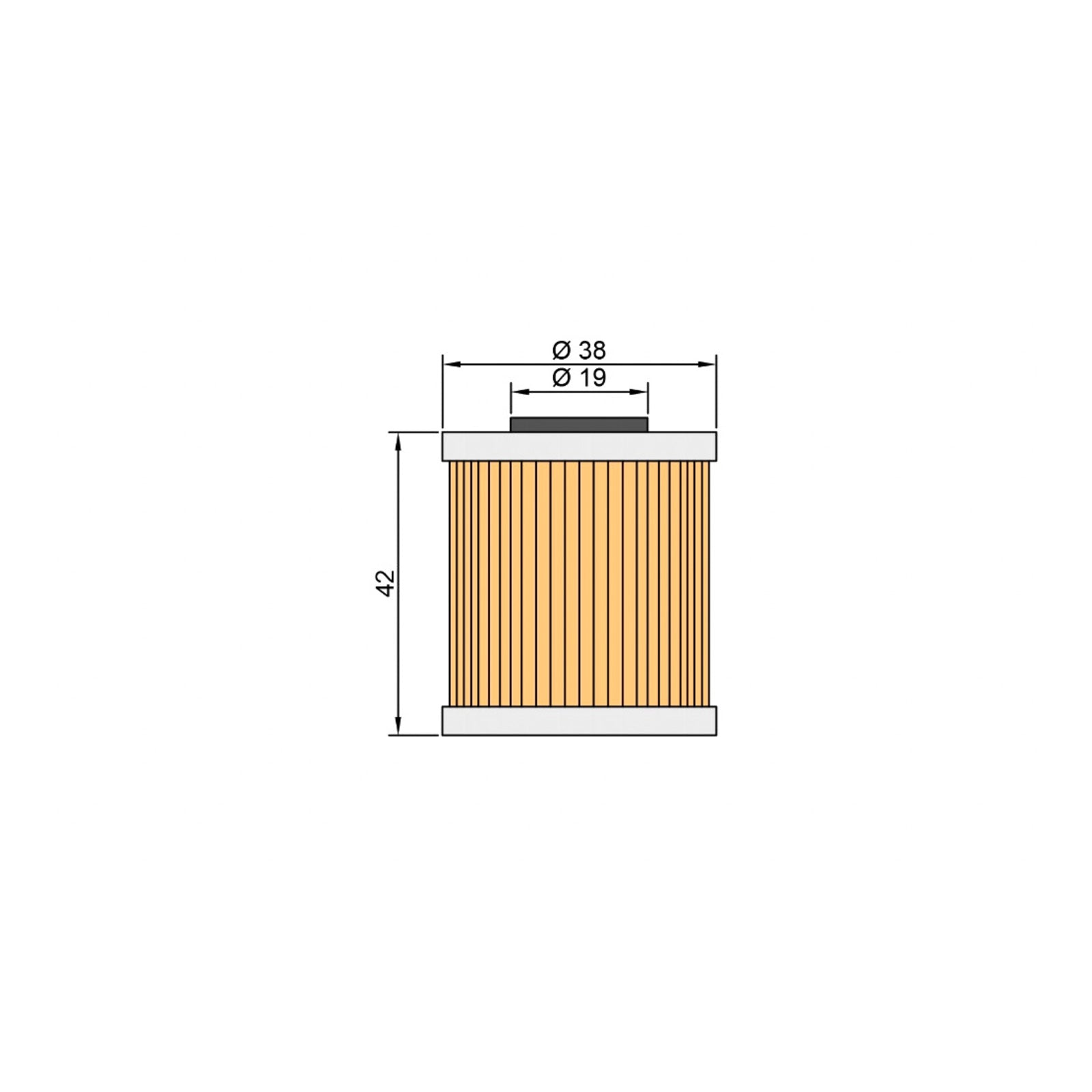 Twin Air Oil Filter Kawasaki KXF250 '04-'24 / KXF450 '16-'23