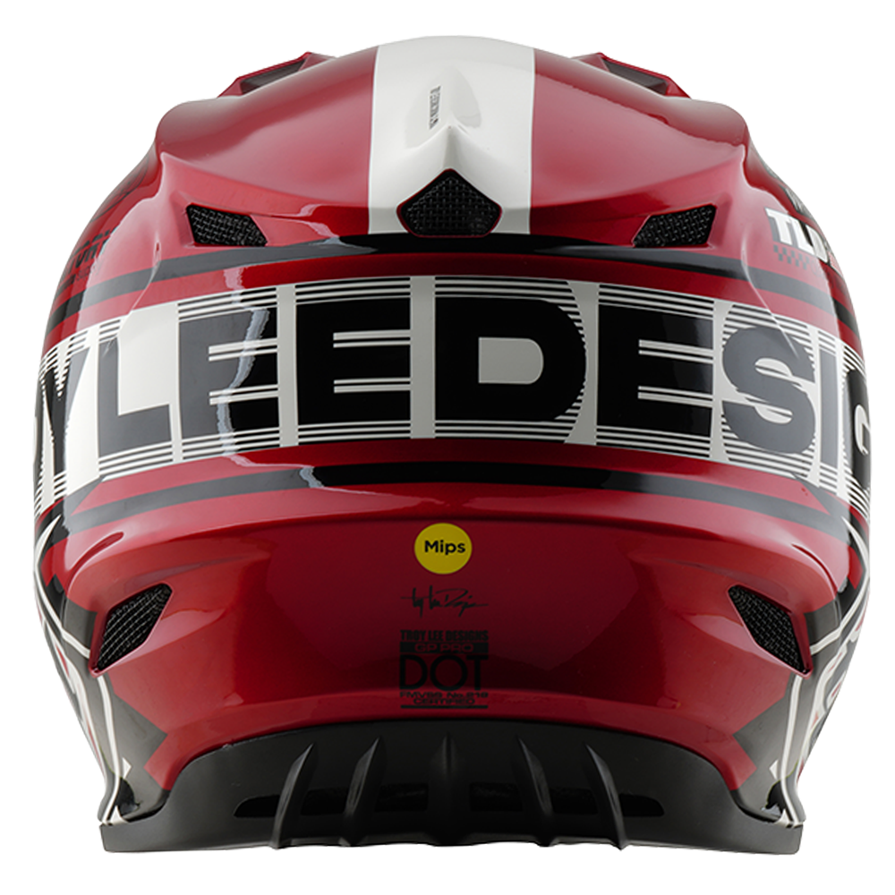 YOUTH GP PRO HELMET FIFTY-50 WHITE / RED