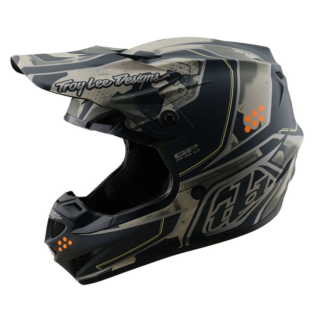 GP PRO HELMET TROOPER BLACK / CAPER