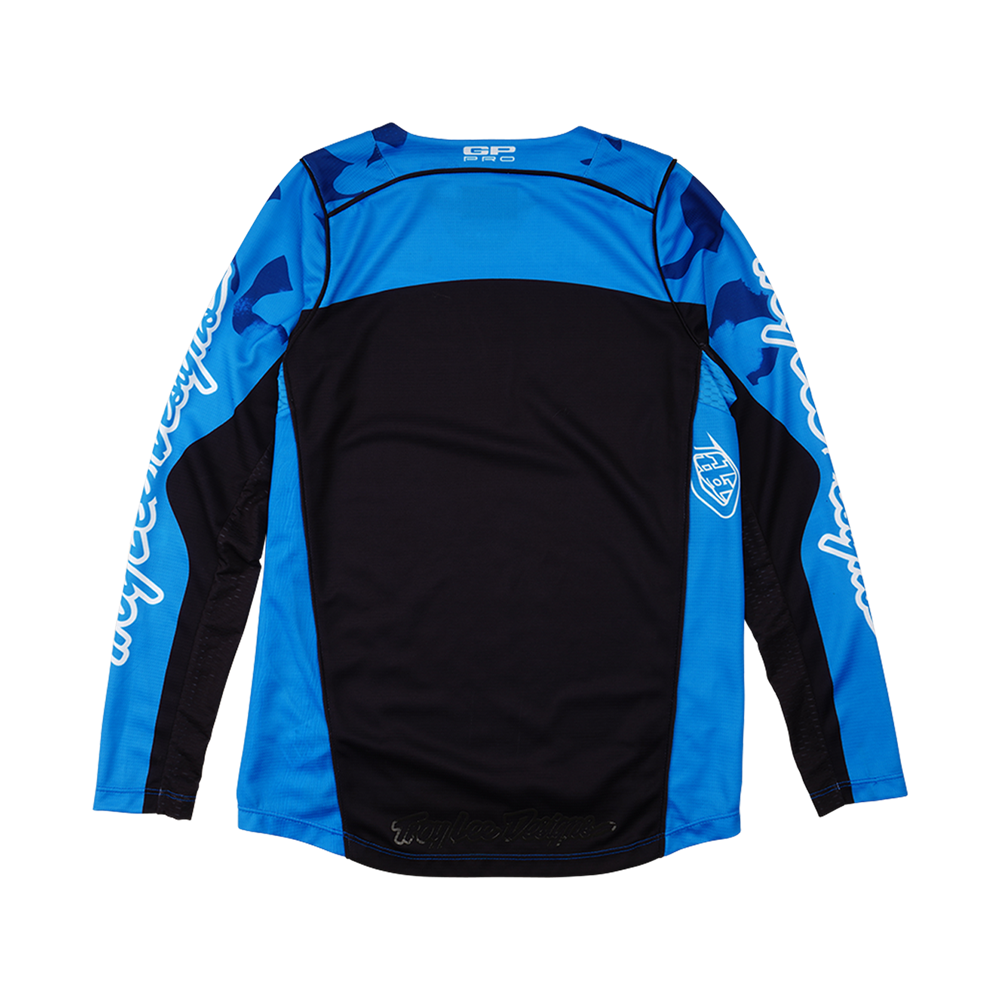 YOUTH GP PRO JERSEY BLOTTED BRIGHT BLUE