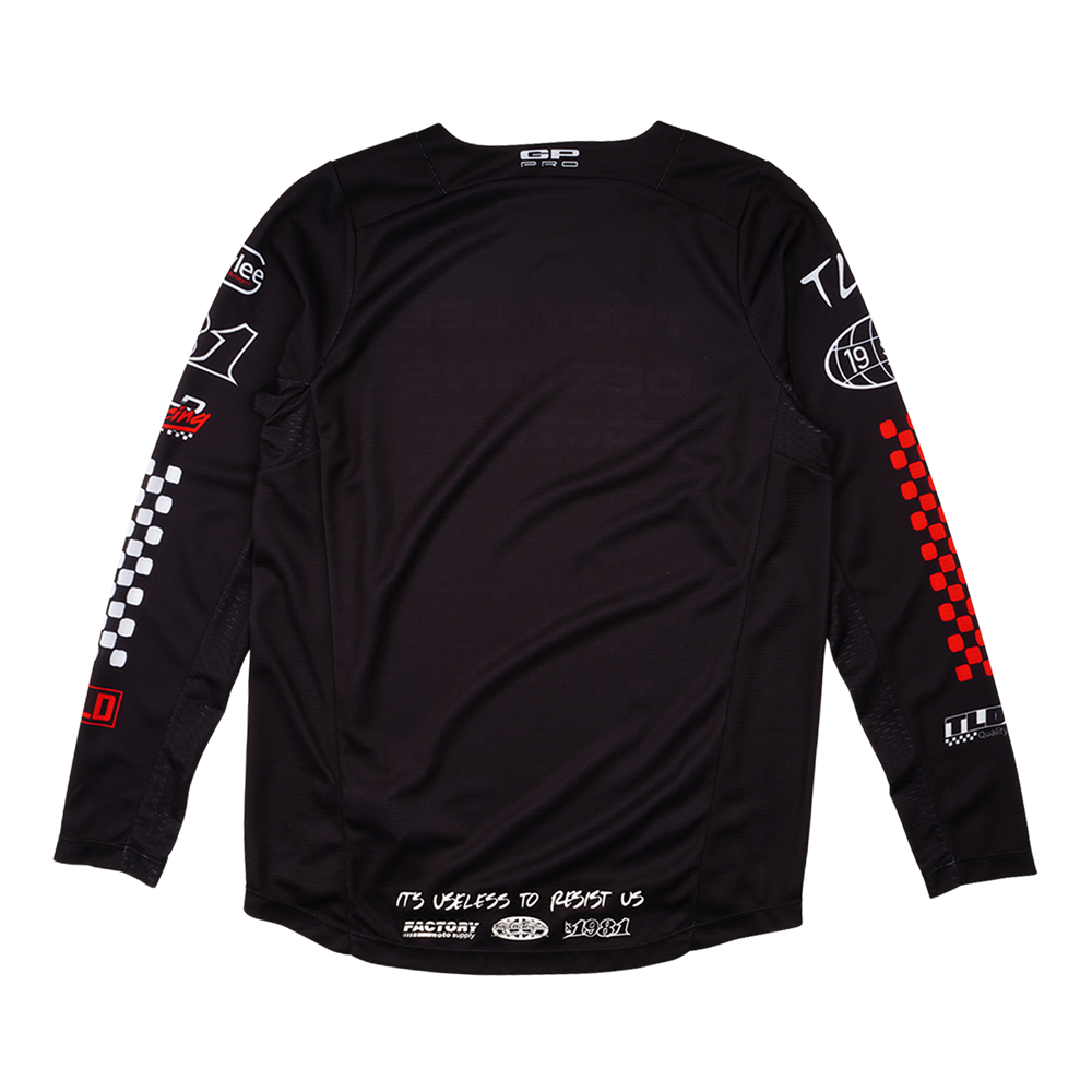 YOUTH GP PRO JERSEY FACTORY BLACK
