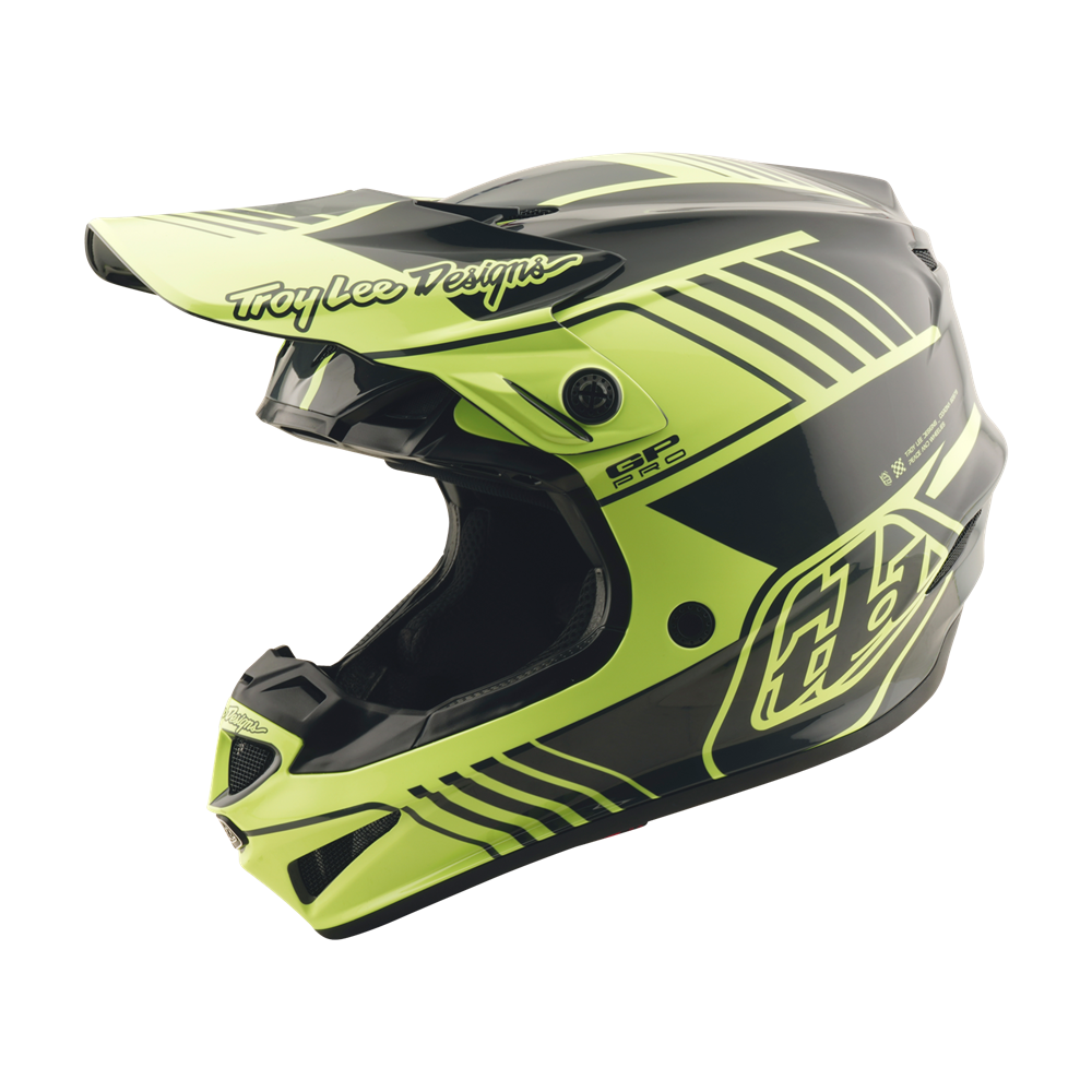YOUTH GP PRO HELMET SEGMENT GLO YELLOW