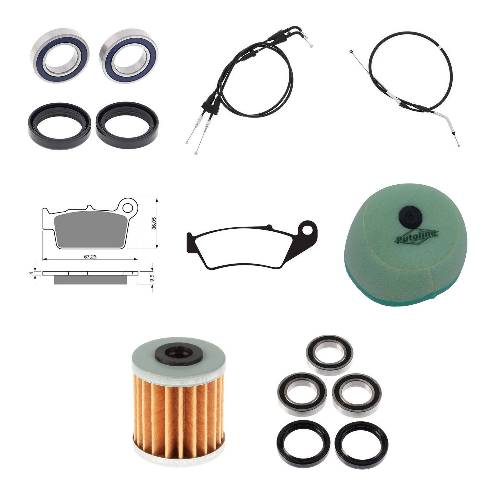 Offroad Refurb Kit - SUZ RMZ250 '16-'18