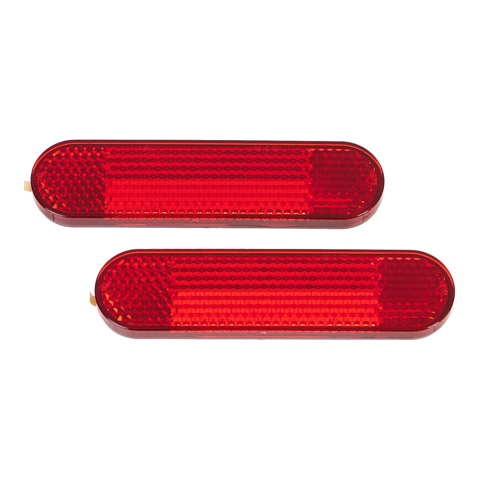 Whites Reflectors - Oval 95mm x 22mm - Pair