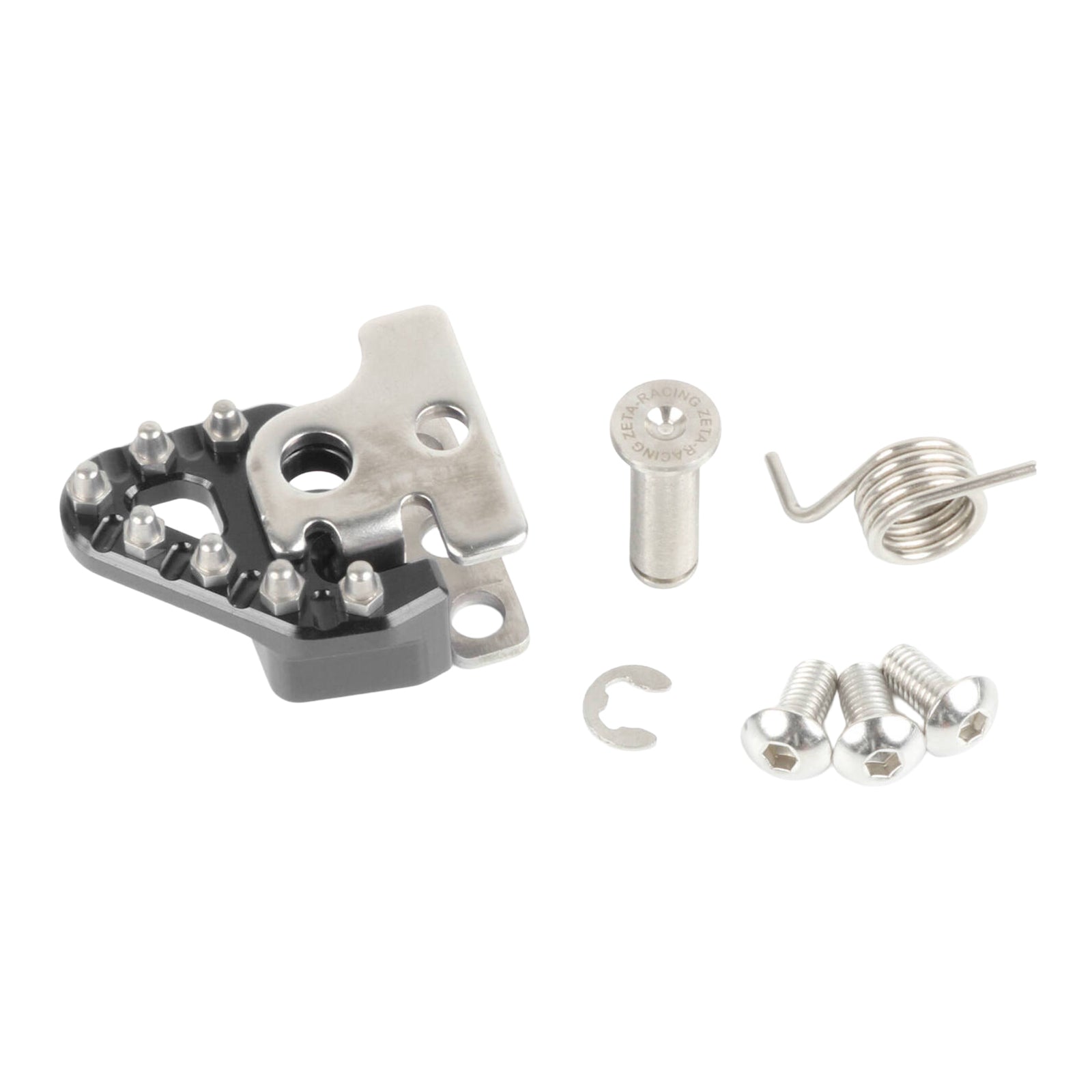 Zeta Trigger Brake Pedal Replacement Tip Set Black