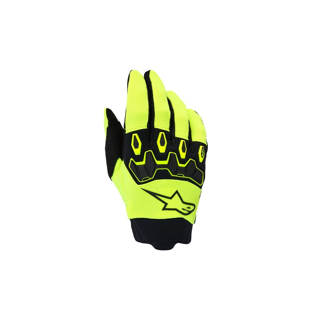 Youth Full Bore v2 Gloves Yellow Fluoro/Black