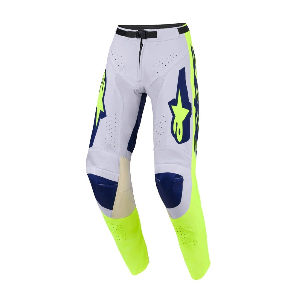 Racer Air Riway Pants Light Gray/Yellow Fluoro/Blue