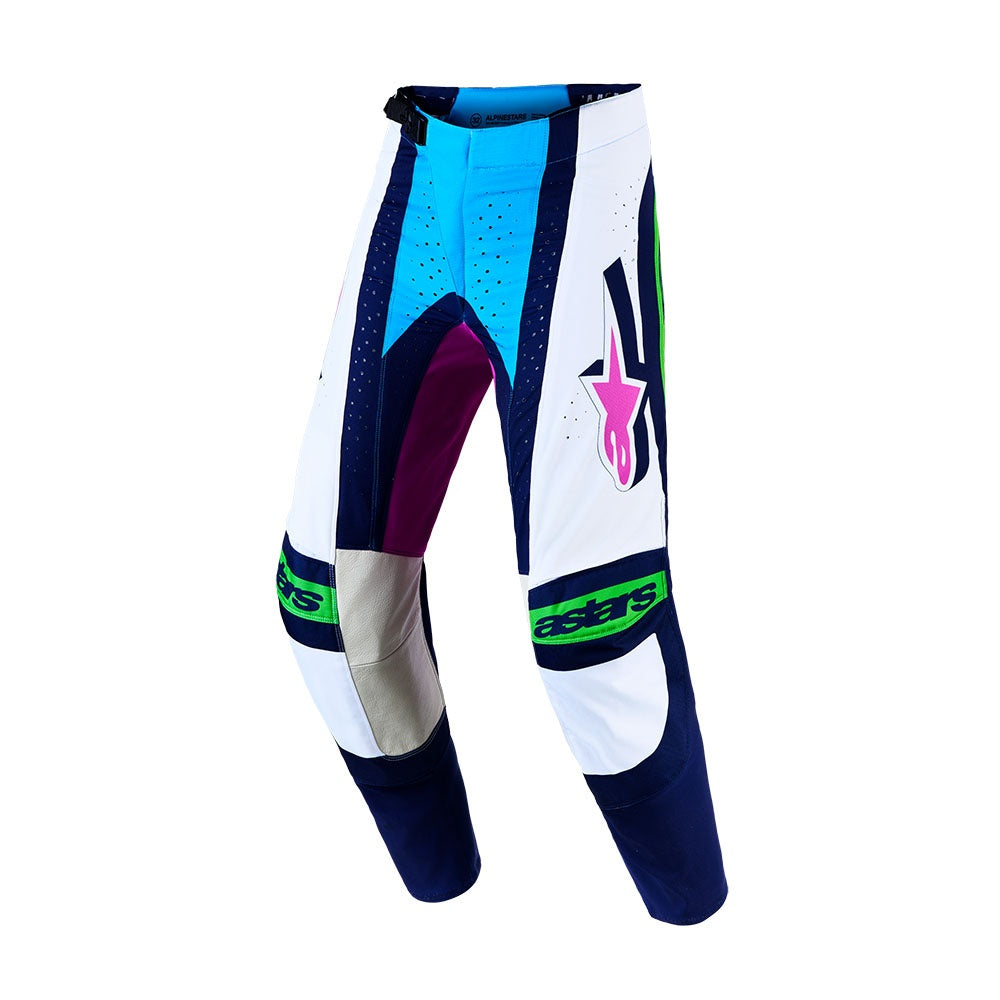 Techstar Maven Pants White/Blithe Blue/Green Fluoro