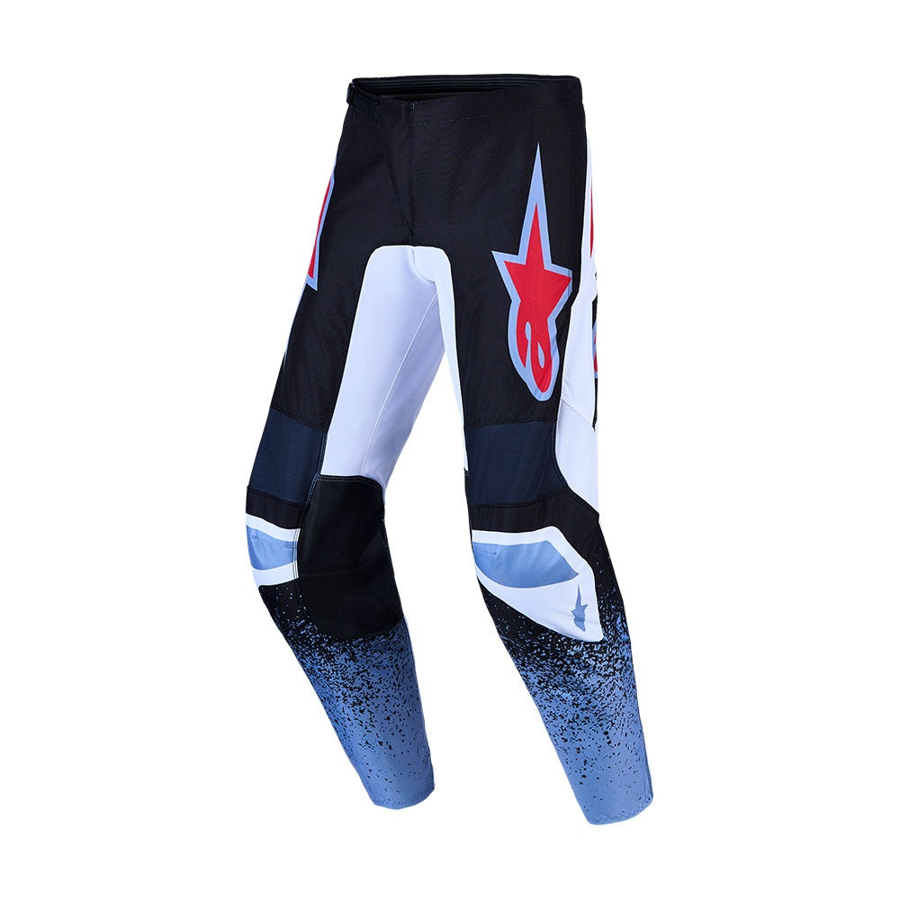 Fluid Drag Pants Black/White/Light Blue/Red Fluoro
