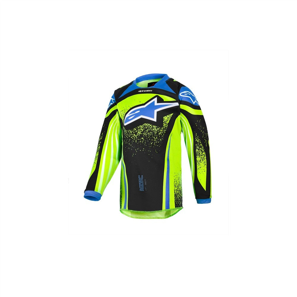 Kids Racer Nomur Jersey Dark Navy/Yellow Fluoro/UCLA Blue