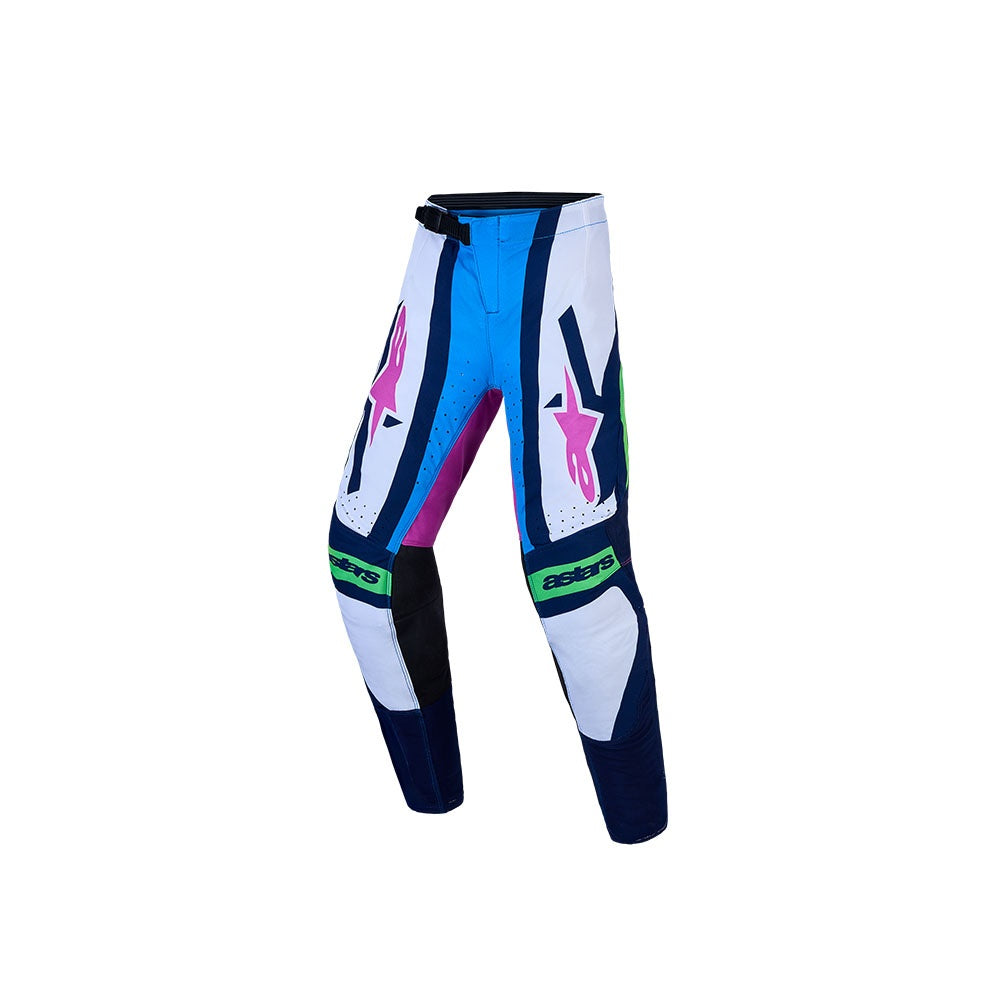 Youth Supertech Maven Pants White/Blithe Blue/Green Fluoro