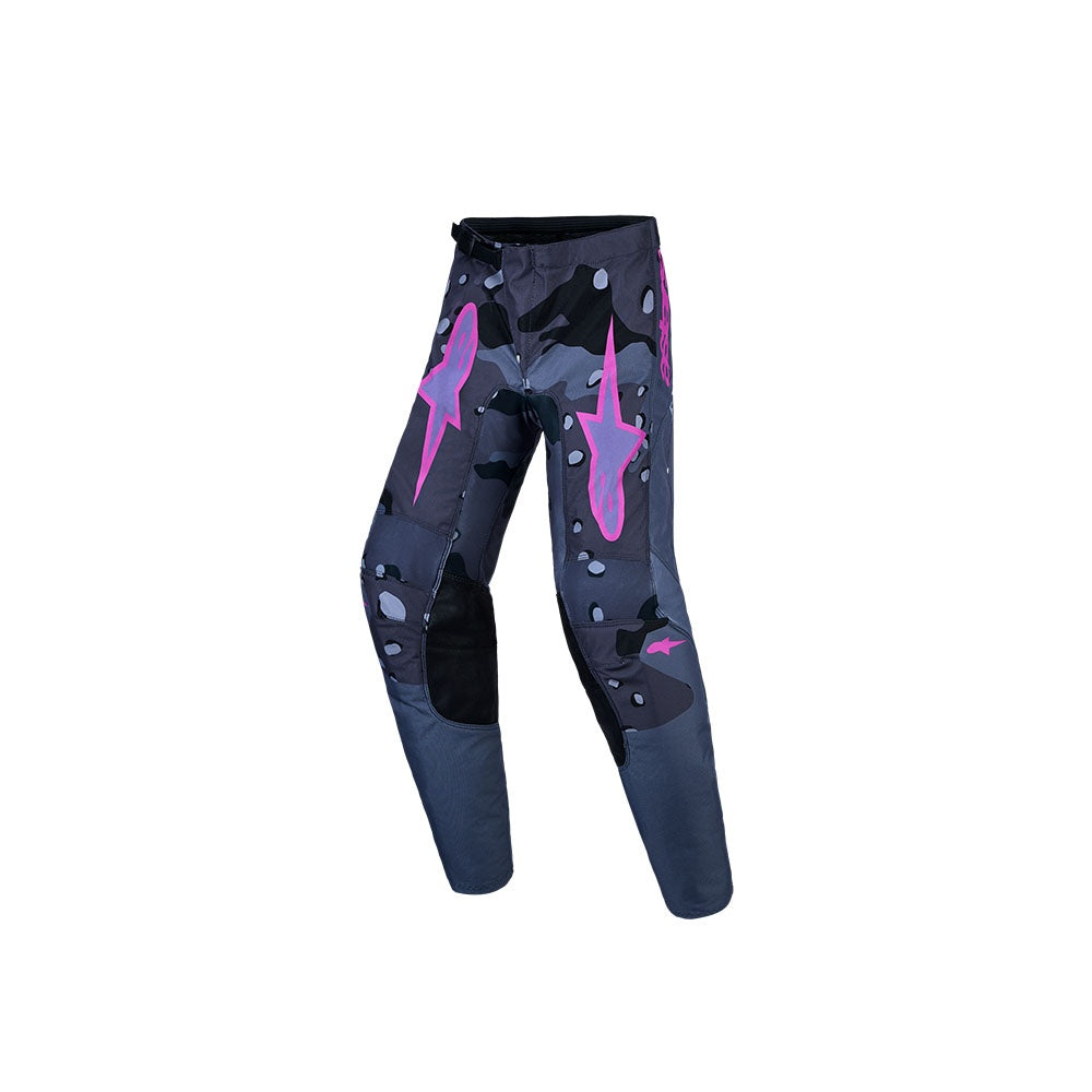 Youth Fluid Lone Pants Gray Camo/Purple