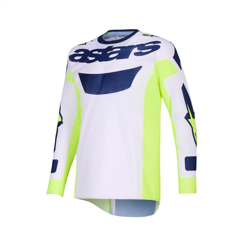 Racer Air Riway Jersey Light Gray/Yellow Fluoro/Blue
