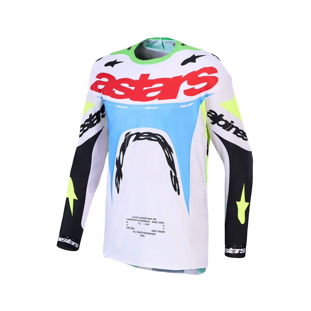 Supertech Dyna Jersey Light Lilac/Green Fluoro/Black