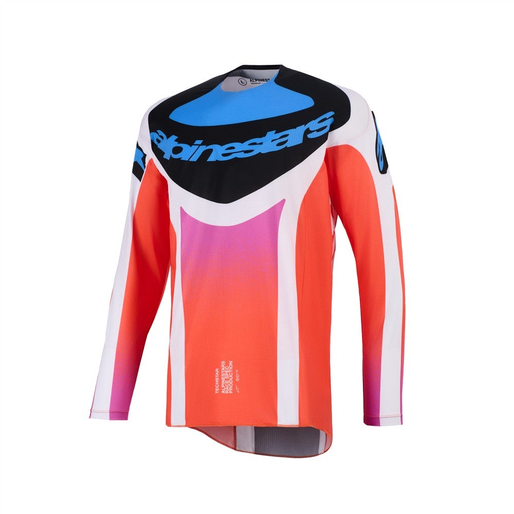 Techstar Knif Jersey Light Gray/Orange Fluoro/Black