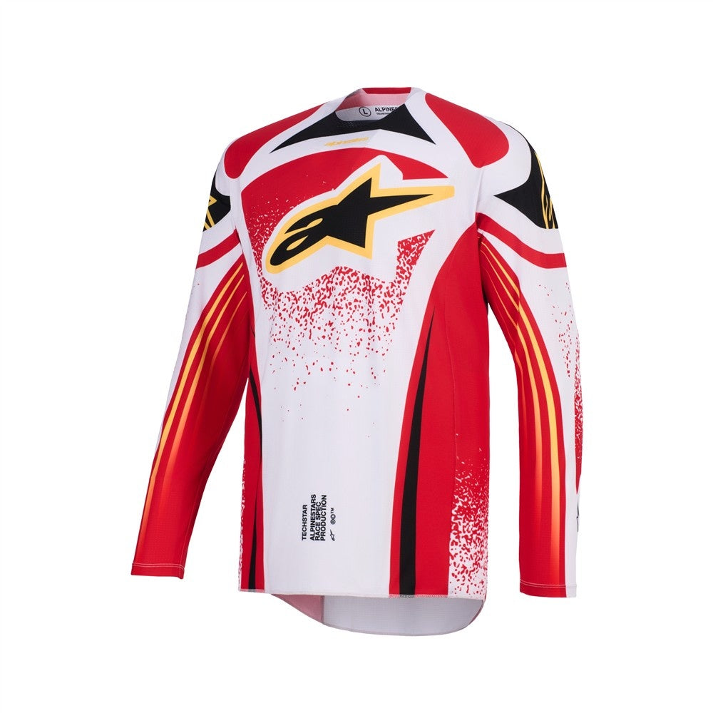 Techstar Nomur Jersey Light Gray/Red/Black
